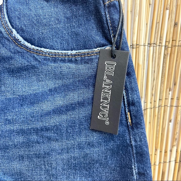 NWT BlankNYC Barrow Denim Jean Short Size 25 Women Frayed Hem - Picture 6 of 6